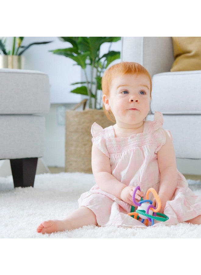 Quark Thiingy Baby Teething Toy - Sensory Toy with BPA-Free Silicone Rings & Baby Rattle - High Temperature Sterilization & Dishwasher Safe - for Newborns, 0-12 Months - Baby Teething Relief Chew Toy - Image 3