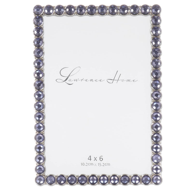 لورانس فرايمز إطارات لورانس 4x6 إطار البريق الفضي للمعادن - منتصف الليل الأزرق - Image 1