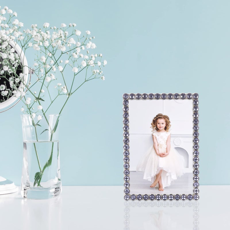 لورانس فرايمز إطارات لورانس 4x6 إطار البريق الفضي للمعادن - منتصف الليل الأزرق - Image 4