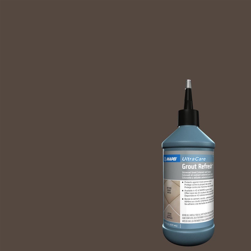 Mapei Ultracare Grout Refresh  Universal Grout Colorant & Sealer  8 Oz Bottle - Easy Grout Restoration & Protection  5007 Chocolate - Image 5