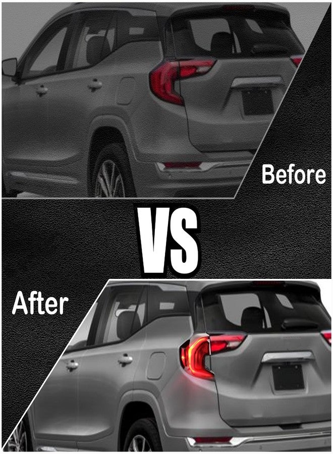 KEEGTBOX Rear Brake & Turn Signal Tail Light Assembly Compatible with GMC Terrain SL, SLE, SLE Diesel, SLT (2018-2021) - Left Outer Driver Side Replacement - Part Number 84379497(Left Driver Side) - Image 2