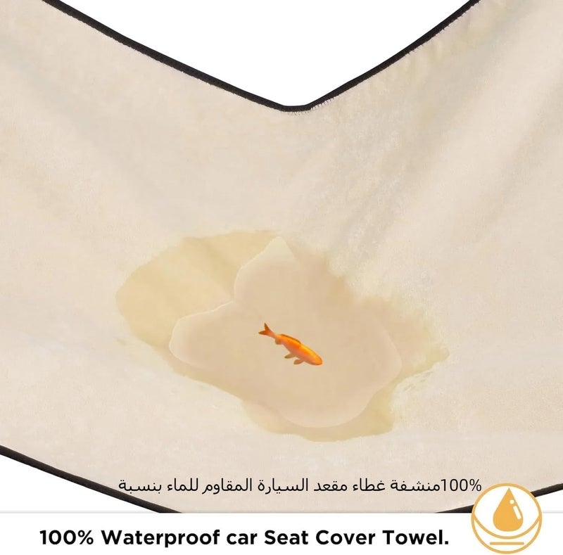 Car Seat Cover for Post Gym Workout, Running, Swimming, Beach and Hiking, Universal Fit Anti-Slip Bucket Seat Protector for Cars, SUVs and Trucks - Image 5