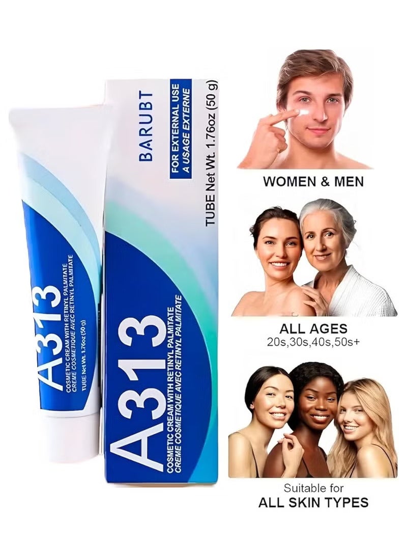A313 Retinol Cream for Face, Anti-Ageing Treatment, Skin Brightening and Hydrating, 50g - Image 4