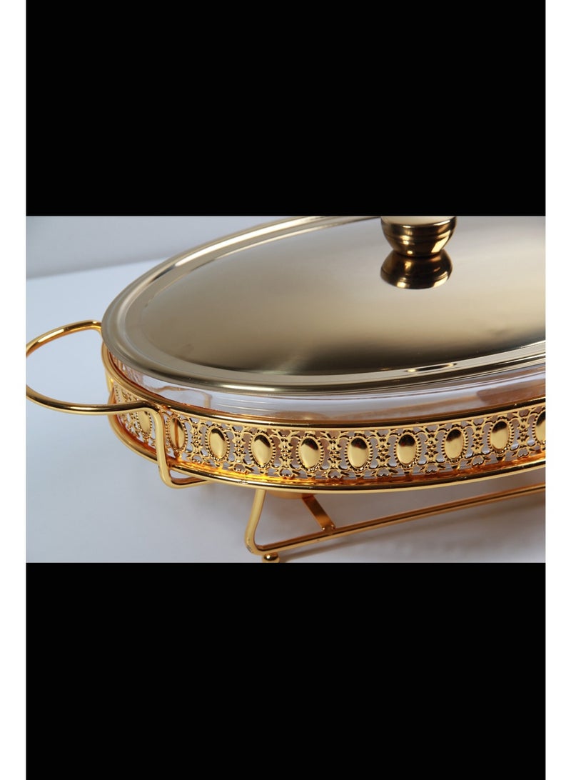 Food warmer with lid and handles - Image 5