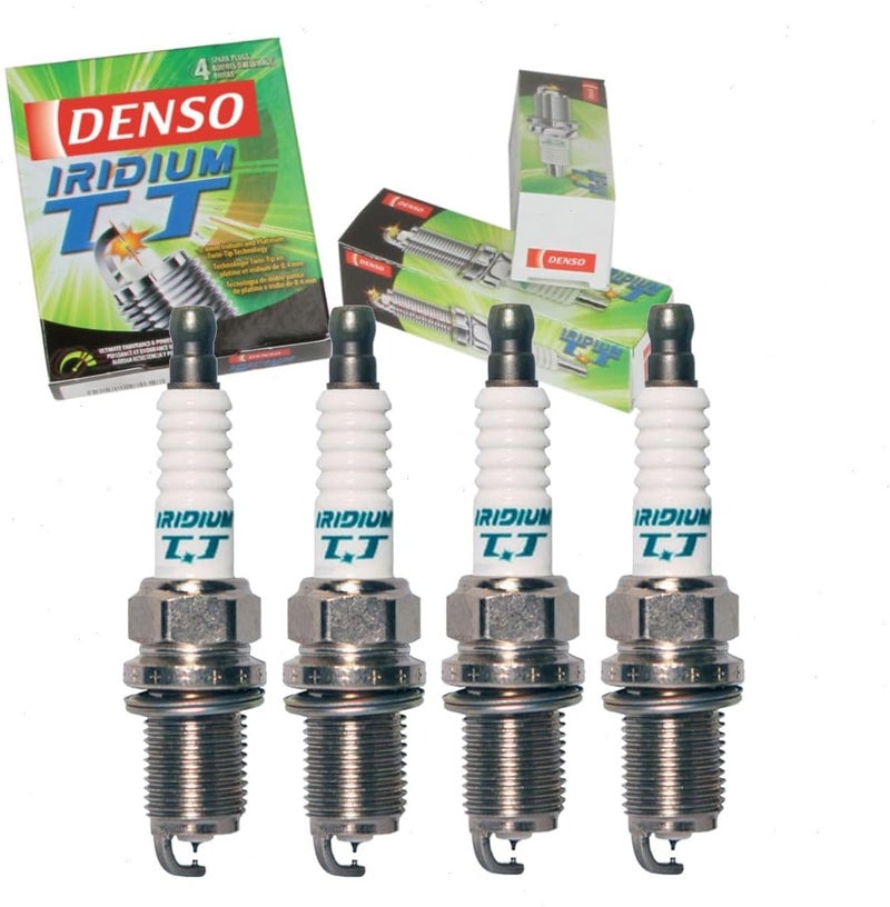 DENSO Iridium TT Spark Plugs 4-Pack for Toyota RAV4 2.5L L4 (2009-2017) - Image 1