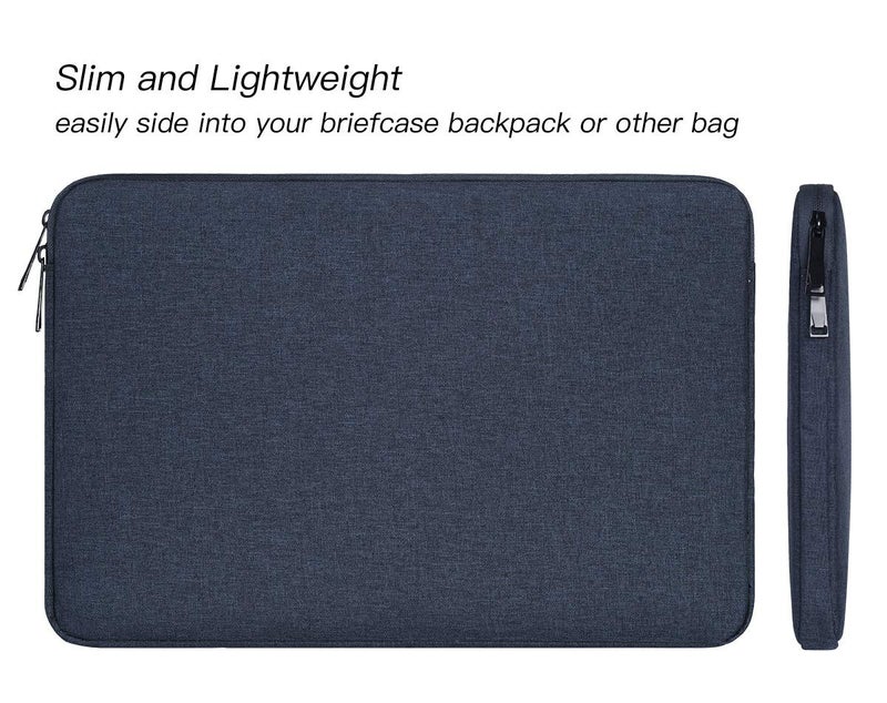 iKammo 15.6 Inch Laptop Sleeve Case Bag for HP Envy x360/ Pavilion/Victus 15.6" Gaming Laptop, ASUS VivoBook 15.6/TUF/ZenBook 15, IdeaPad 3, Razer Blade 15.6, Acer Dell Samsung Chromebook, Navy Blue - Image 2