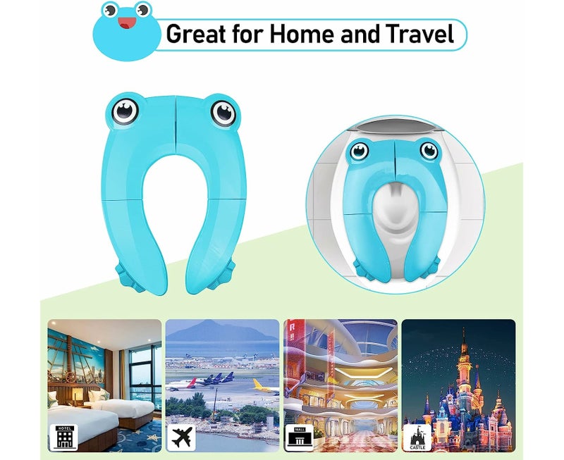 Blue Frog Portable Foldable Potty Training Seat - Image 5