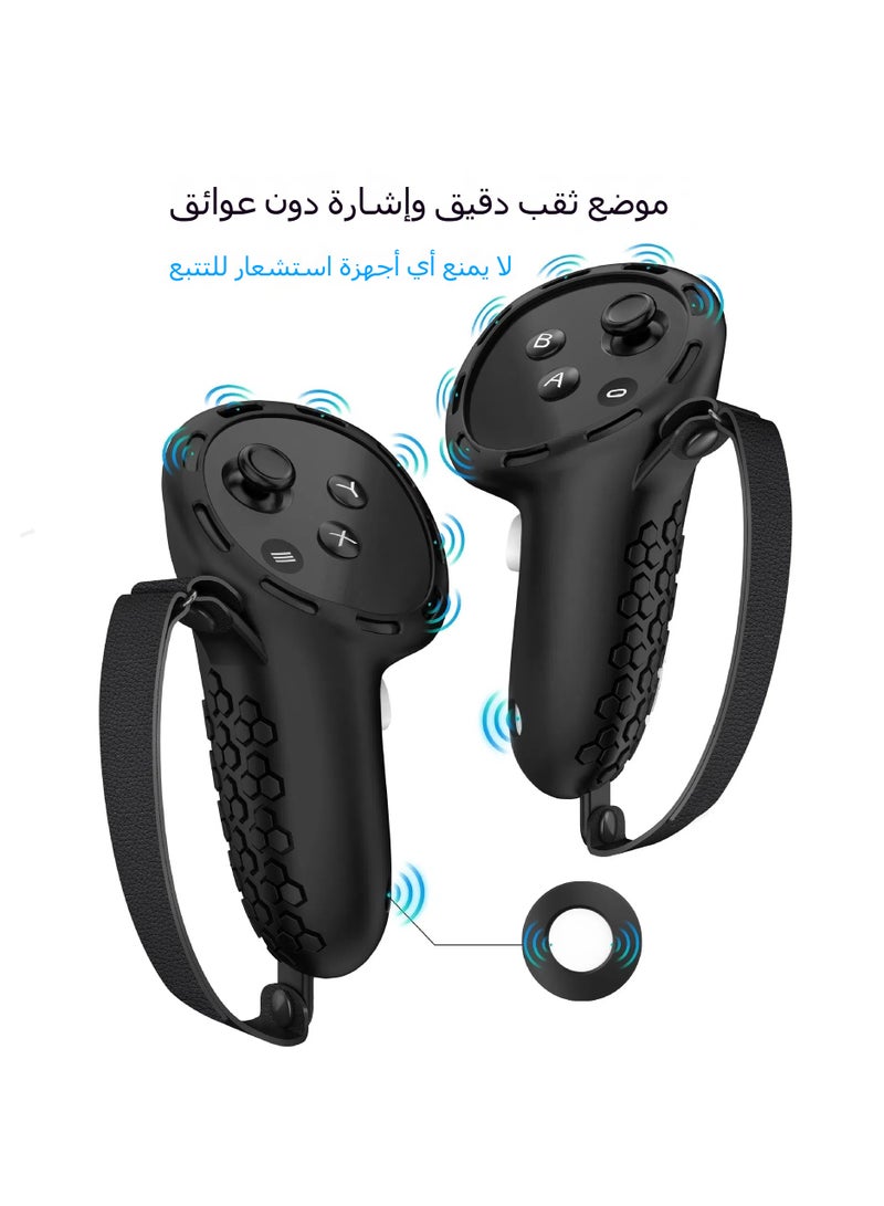 Compatible with Meta Quest 3S Quest 3 Controller Grip Case Silicone Case VR Accessories - Image 2