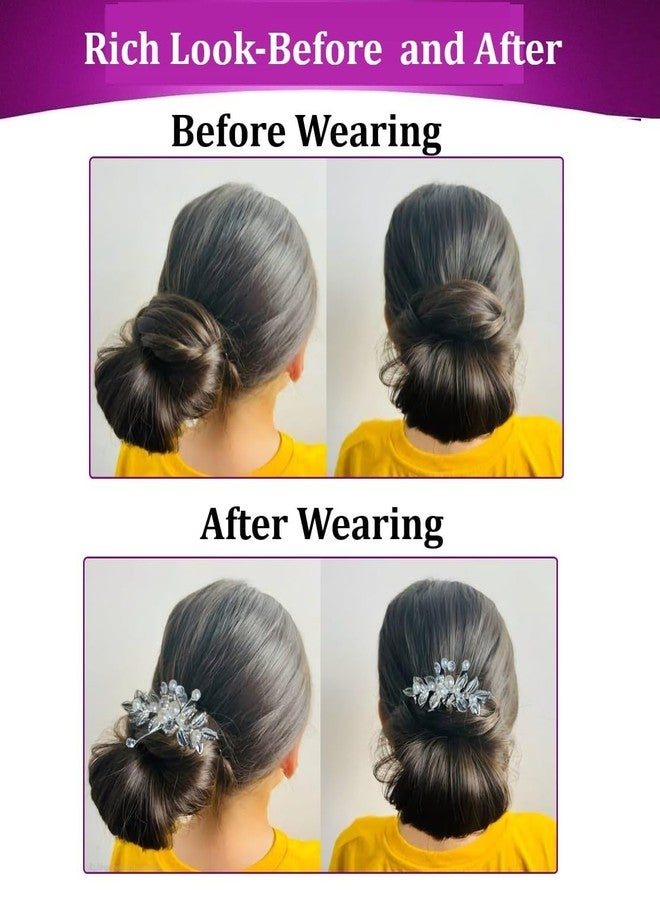 Tintoo 2 pcs Hair juda pin For Women's & Girls For Wedding | Juda pin for bridal decoration (Gold 2) - Image 5