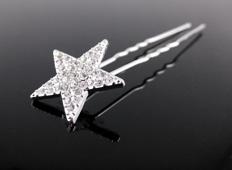 يوتون دبوس شعر مرصع بالكريستال وأحجار الراين من 10 قطع - Image 3