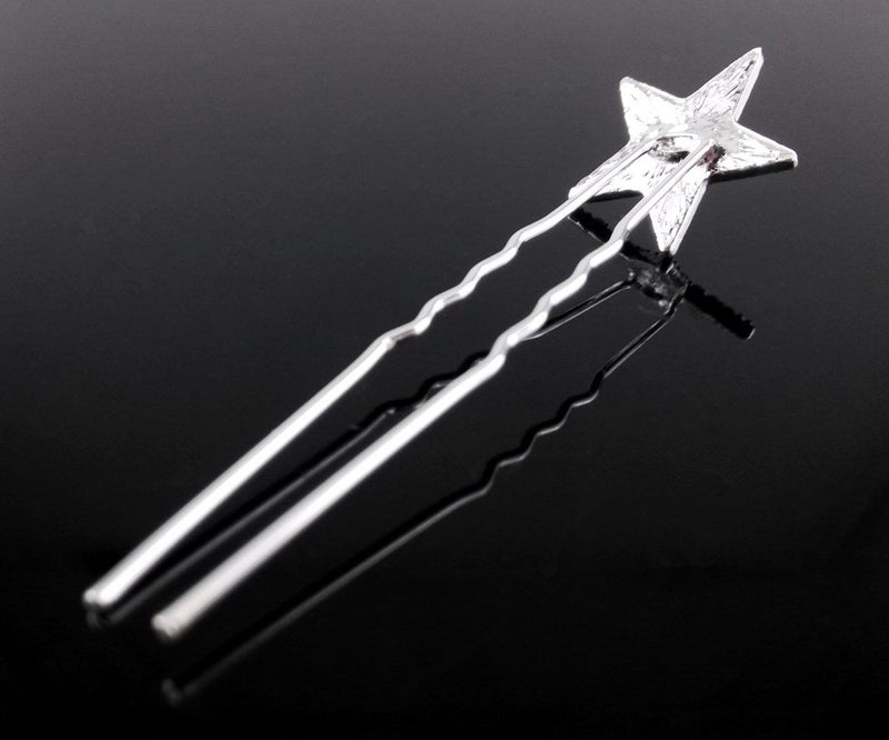 يوتون دبوس شعر مرصع بالكريستال وأحجار الراين من 10 قطع - Image 4