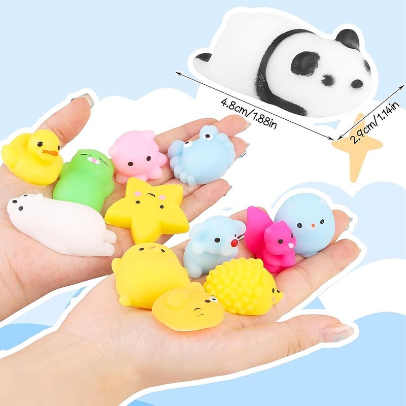 LOKIPA 24PCS Mochi Squishy Toys, Squishy Toys for Kids Easter Basket Stuffers Egg Fillers Gifts Party Favors - Image 2