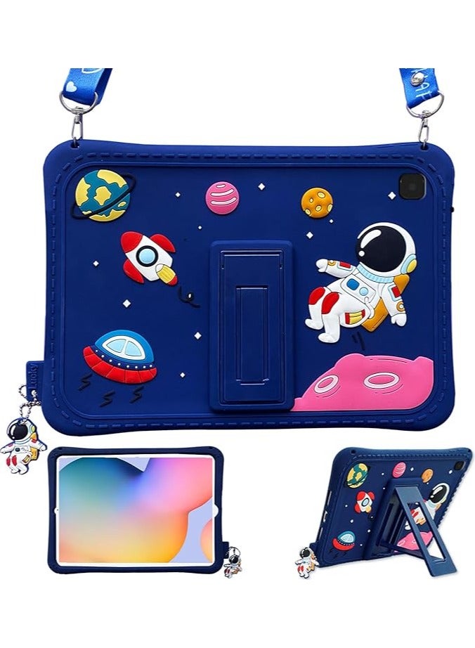 erorex Kids Case for Samsung Galaxy Tab S6 Lite 10.4 Inch 2024/2022/2020 (SM P610/P613/P615/P619/P620/P625) with Screen Protector and Shoulder Strap - Image 1