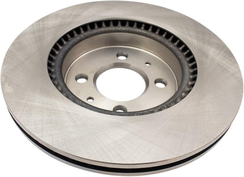 TRQ Front Brake Rotor Set Vented Compatible with 2018-2022 Hyundai Accent 2012-2023 Kia Rio 2012-2017 Rio - Image 3