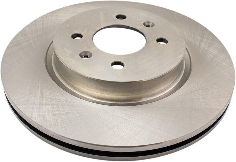 TRQ Front Brake Rotor Set Vented Compatible with 2018-2022 Hyundai Accent 2012-2023 Kia Rio 2012-2017 Rio - Image 5