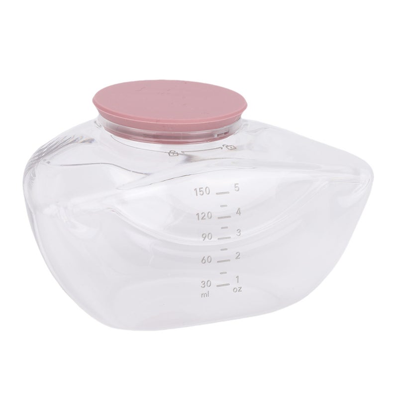 Wearable Breastpump Cup 150ML Food Grade Safe Material - Leak Proof Design Milk Collector Easy Clean Breastmilk Cup for Busy Breastfeeding Moms Travel Work Commutes - Image 5
