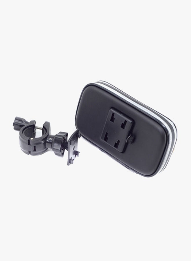 NIBEMINENT Phone Holder Screen Touch Waterproof Bicycle Handlebar Bracket Case Black  - Image 3