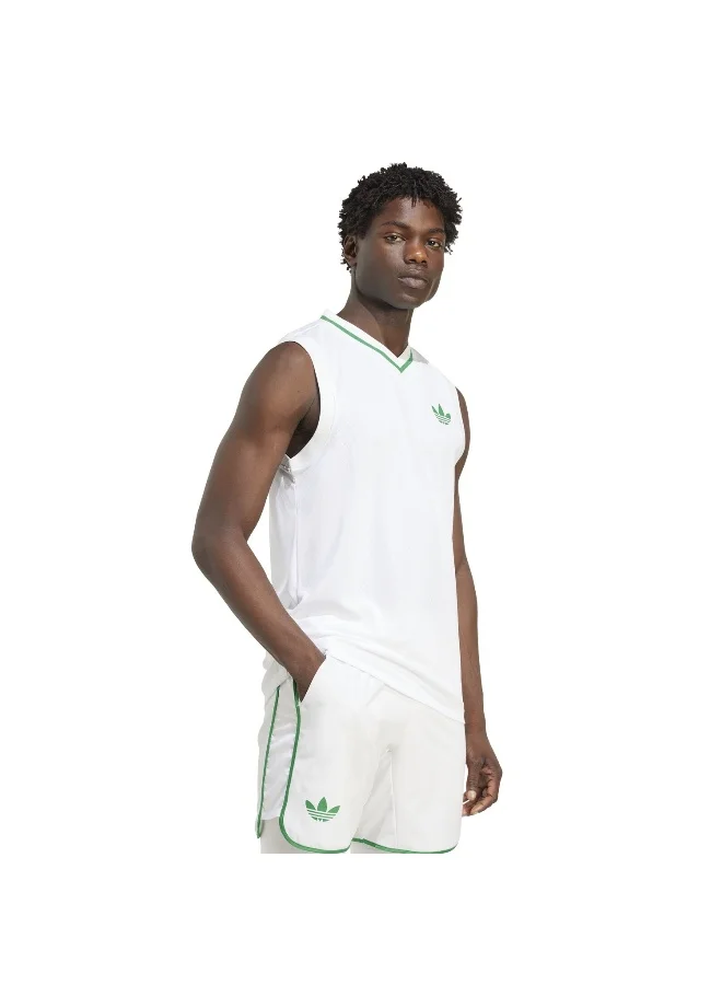 Adidas Tank Top Pro M White Tennis T-Shirts For Men