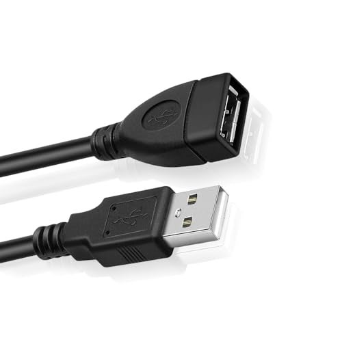 7-Seven 7SEVEN® USB Cable 2.0 3m Extension Male-A to Female-A Suitable to Extend Mouse Printer Scanner Keyboard DVR NVR External HDD Device to Operate Conveniently - Image 1