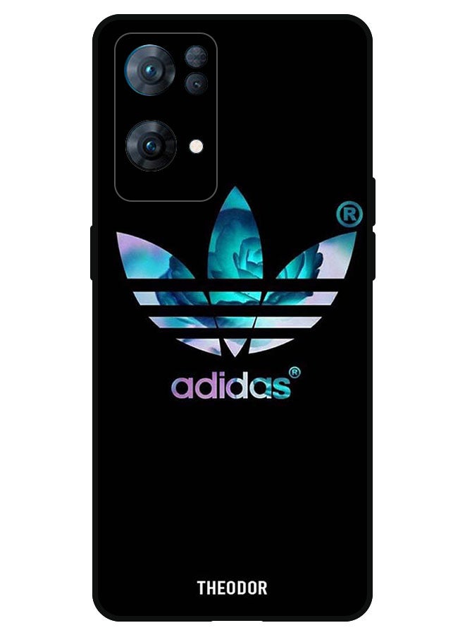 Theodor Protective Case Cover For OPPO Reno 7 PRO 5G   Colouful Addidas - Image 1