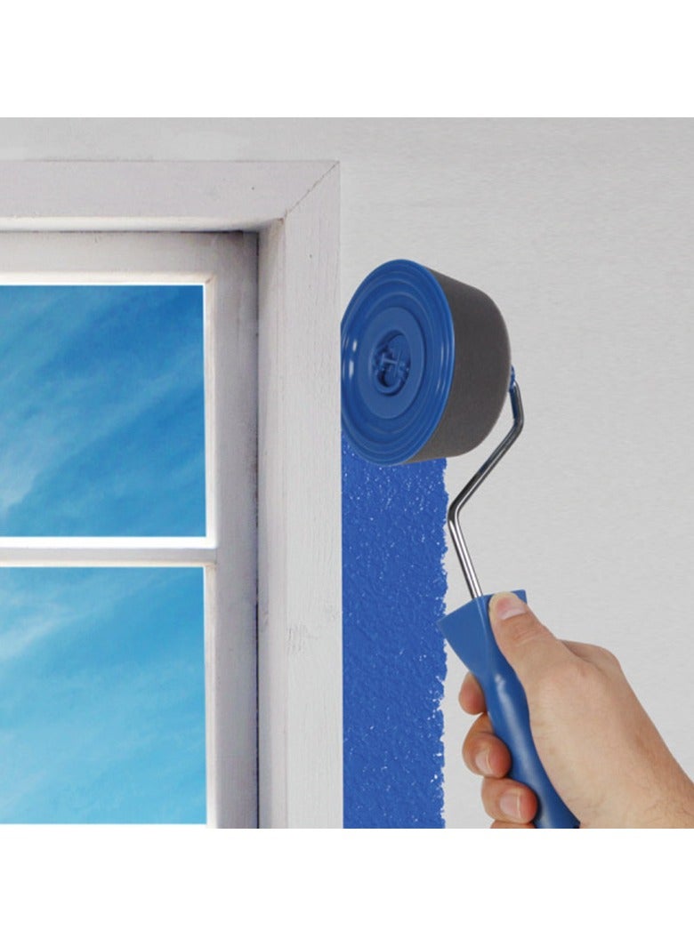 general Multi-Purpose Paint Roller Kit 6PCS - Long Handle Roller Angle Brush & Tray for Wall Ceiling Furniture Painting - Image 2