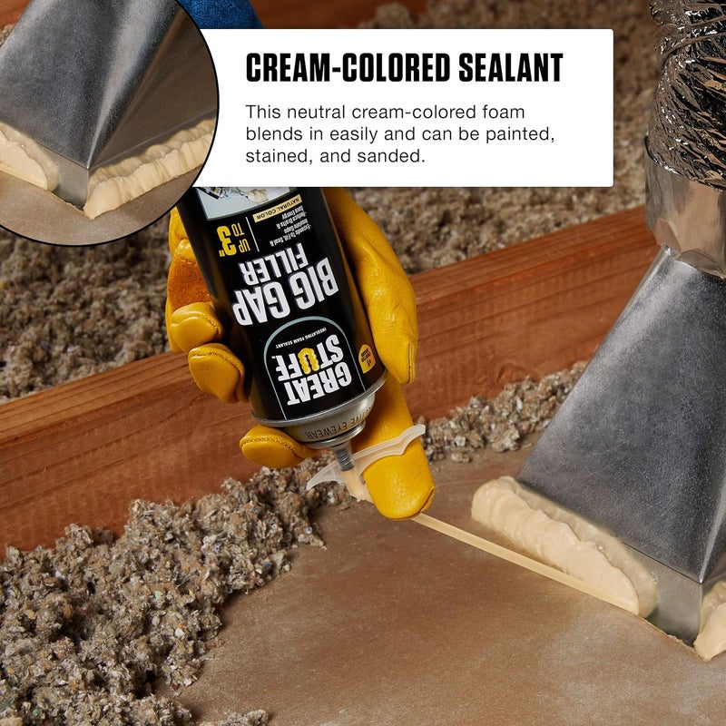 Great Stuff 20 oz Big Gap Filler Insulating Foam Sealant (package may vary) - Image 4