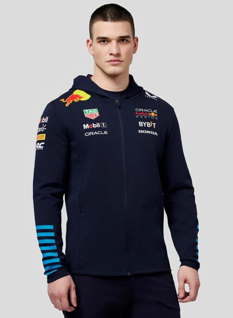 Red Bull Racing F1™ Team Full Zip Hooded Men's Sweatshirt - Image 1