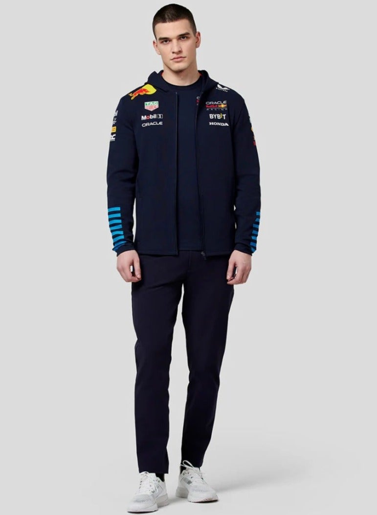 Red Bull Racing F1™ Team Full Zip Hooded Men's Sweatshirt - Image 3
