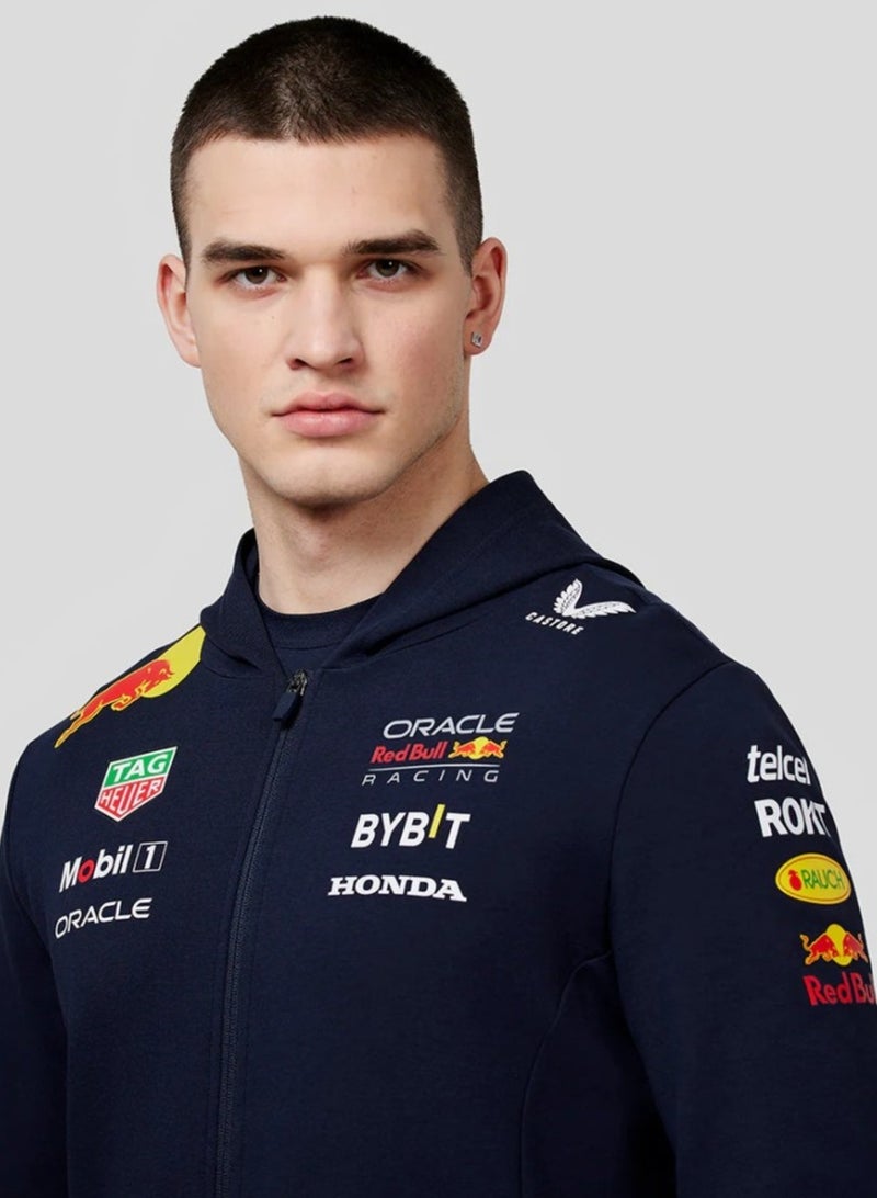 Red Bull Racing F1™ Team Full Zip Hooded Men's Sweatshirt - Image 4