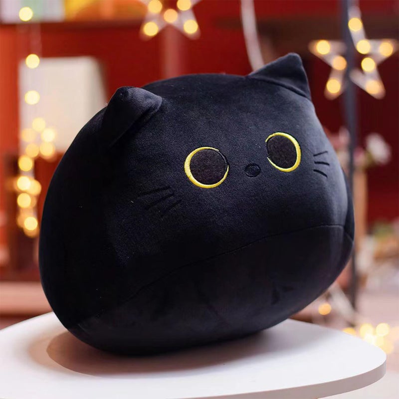 OurHonor Black Cat Plush  16"" Stuffed Animal Black Cat Plushies  Giant Soft Cute 3D Cat Pillow Doll Toy Home Decor - Image 4