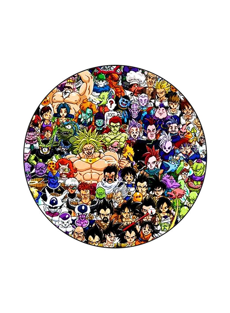 RKN Dragon Ball Print Mouse Pad Multicolour