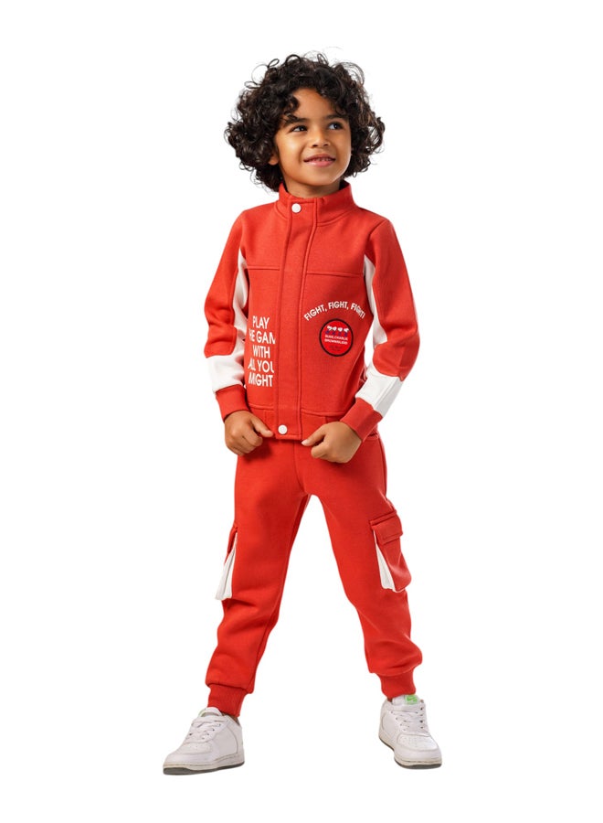Bongo Kids Wear Bongo Premium Cotton Tracksuit Set for Baby Boys - Image 1