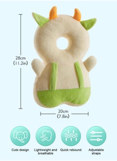 URbazaar Baby Anti Falling Pillow Head Protector Cushion Backpack,Toddler Baby Walking Head Protection Safety Pads, Adjustable Infant Cushion Backpack for Baby Walkers, Age 5-26 Month  - Image 2