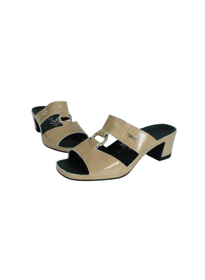 VITAL 148-1044 Vital Ladies Joy - Naplack Sandals 05056 Taupe - Image 3