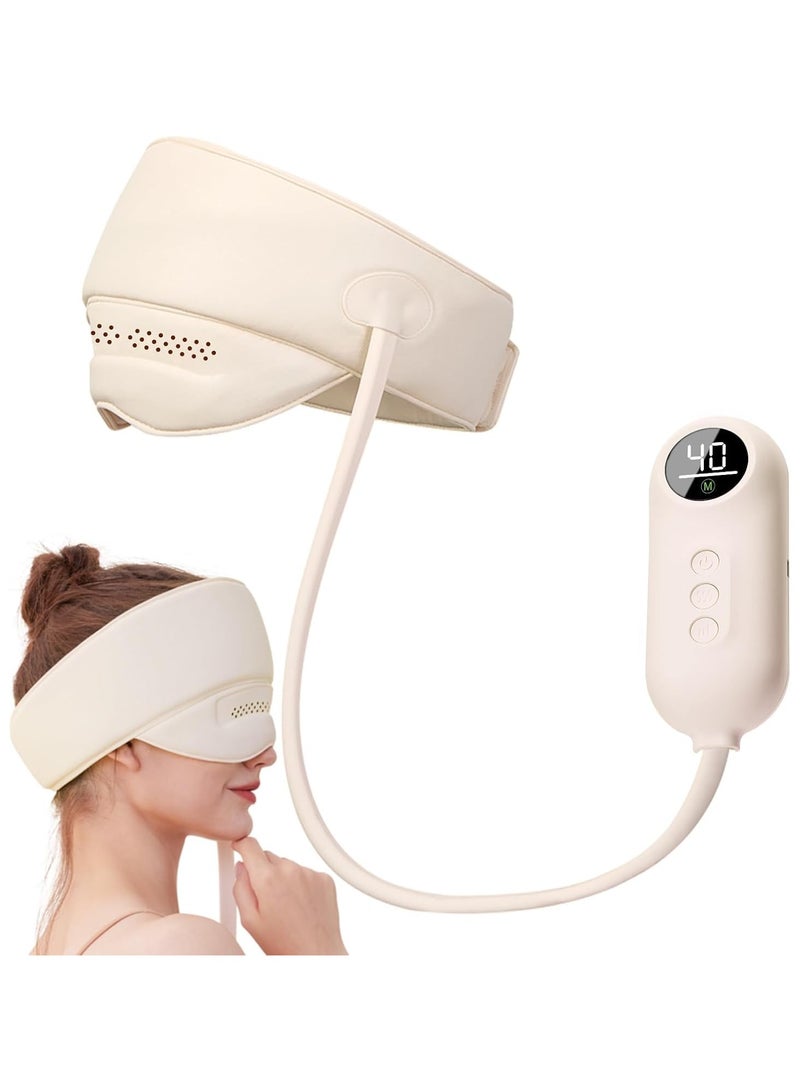 general Electric Head Massager, Scalp Massager Head Compressed Air Bag Massager with Hot & Kneading Function, Portable Electric Head & Eye Massager for Ladies & Men - Image 1