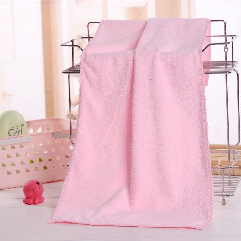 Quick-drying towel wholesale barber shop hair salon beauty salon Baotou towel thickened absorbent dry hair towel car lint-free - Image 1