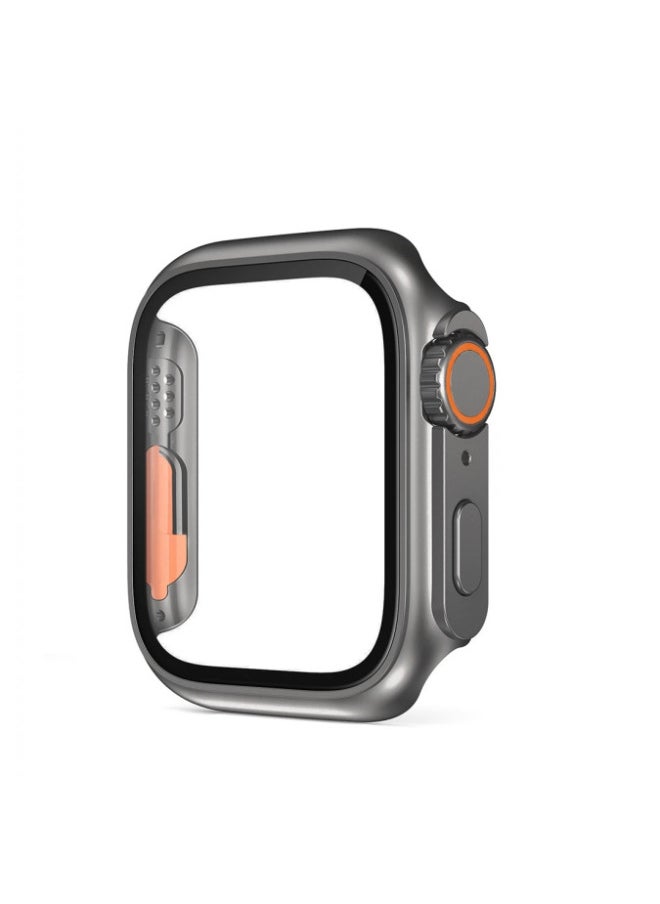 Generic Second Variable Ultra Watch Case For Apple Iwatchs10 Watch Case Modified PC Case Film Integrated S8 Protective Case-Colors:Gray-Exterior Dimension:S10 42mm  - Image 1