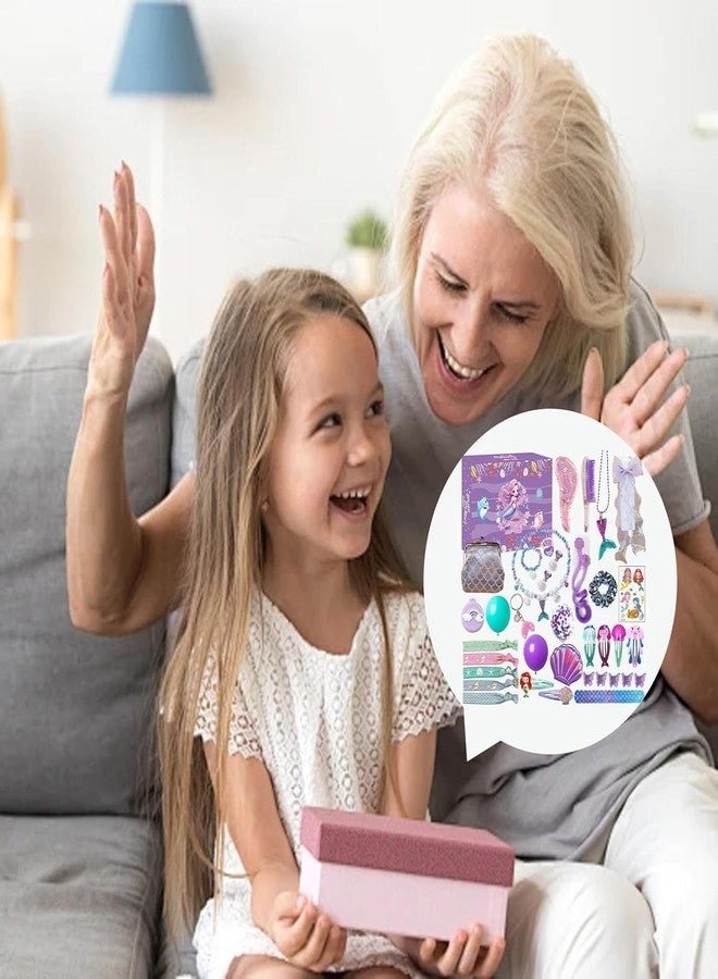 BeFunky Advent Calendar Box, Girls Hair Accessories, Jewellery Charm Kids Girls, Mermaid Dress Up | Hair Accessories Jewellery for Festivals Holidays - Image 2