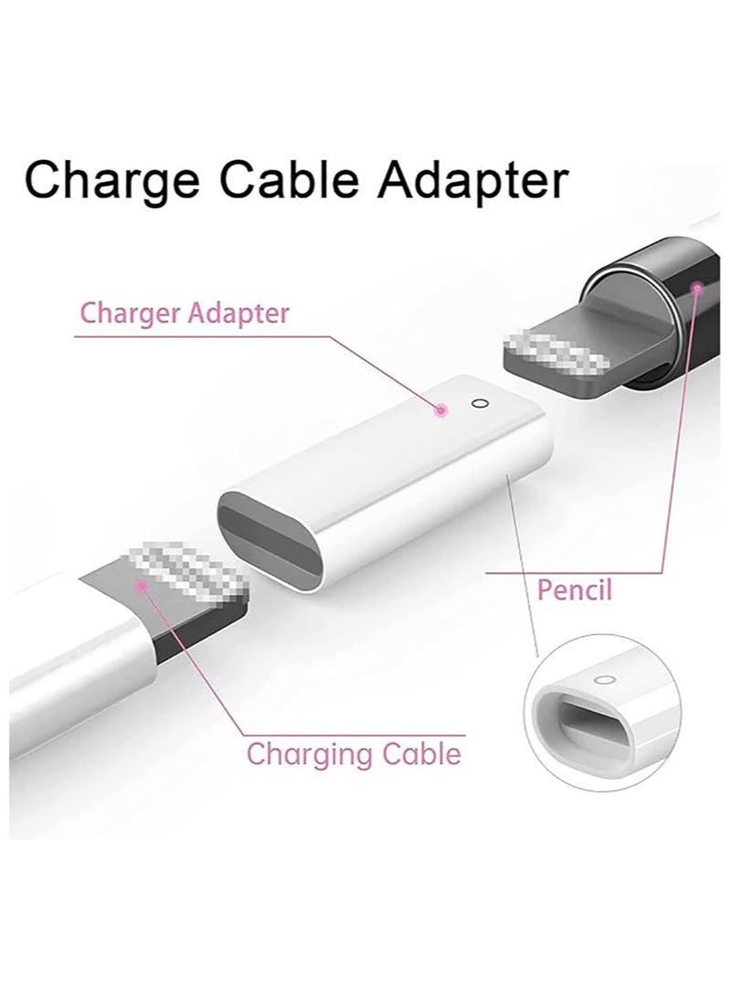 Charging Adapter Compatible with Apple Pencil 1st, Magnetic Replacement Cap for Apple Pencil, Replacement Tips Compatible with Apple Pencil 1st Generation  - Image 2