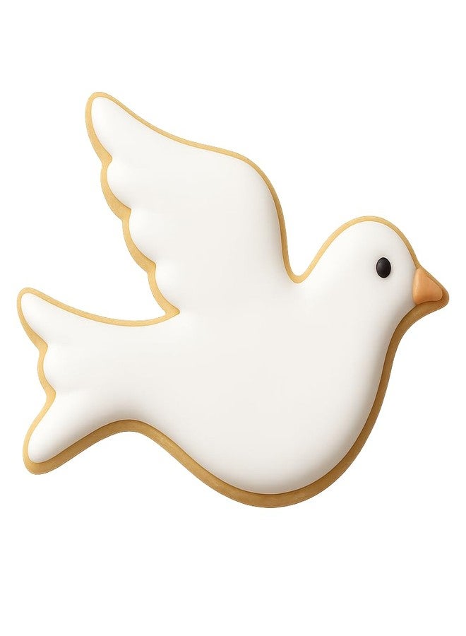 Foose Dove Cookie Cutter 4.25 Inch –Tin Plated Steel Cookie Cutters – Dove Cookie Mold - Image 3