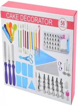 Cake Decorating Set with 56 Pieces for Beginners and Professionals - pzsku/Z921F05F09370246EFAE5Z/45/_/1718141902/f3a1fc4b-d054-4611-ad9b-27969915a2cf