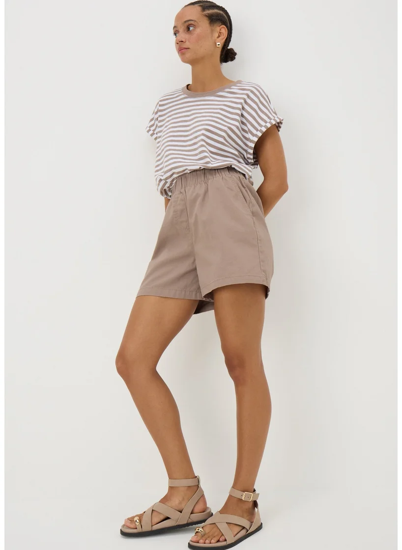 Matalan Stone Cotton Shorts