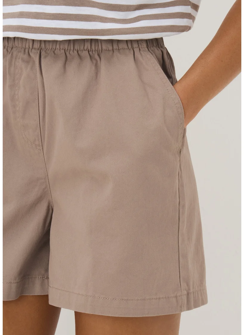 Matalan Stone Cotton Shorts