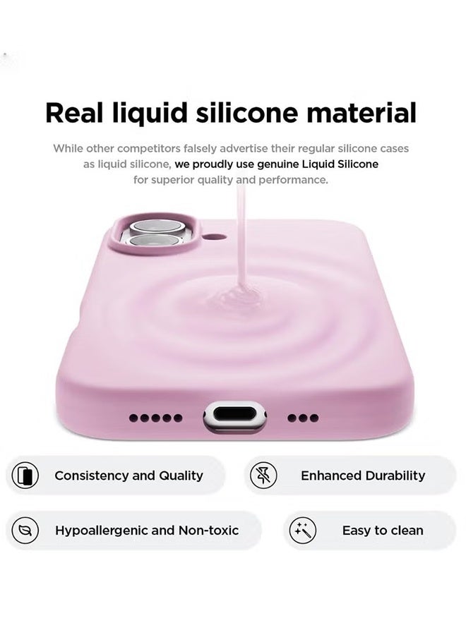 KASTWAVE iPhone 16 (6.1 inch) Silicone Case Cover, Liquid Gel Soft Ultra Slim Shockproof Back Cover Full Body Protection, Easy To Disassemble - Image 3