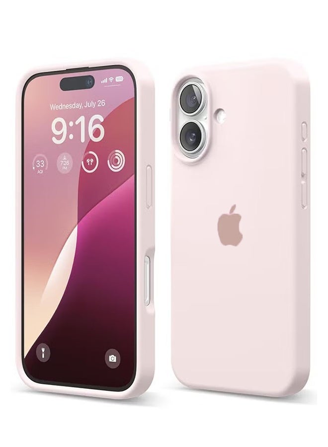 KASTWAVE iPhone 16 (6.1 inch) Silicone Case Cover, Liquid Gel Soft Ultra Slim Shockproof Back Cover Full Body Protection, Easy To Disassemble - Image 1