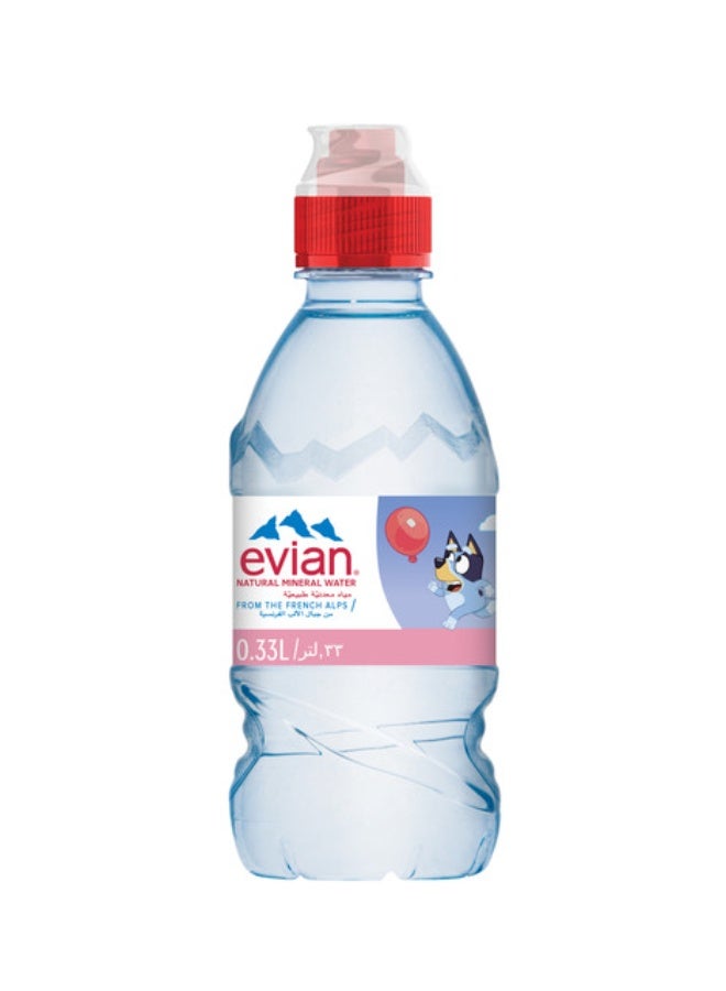 Evian Natural Mineral Water for Kids 330ml, Pack of 12 - Image 2