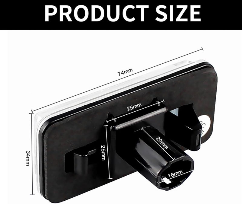 QASULER LED License Plate Light for Toyota Vehicles - Image 4