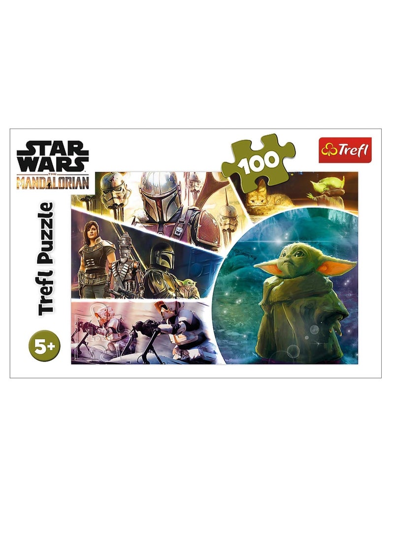 Trefl Puzzles - "100" - Baby Yoda / Lucasfilm Star Wars The Mandalorian