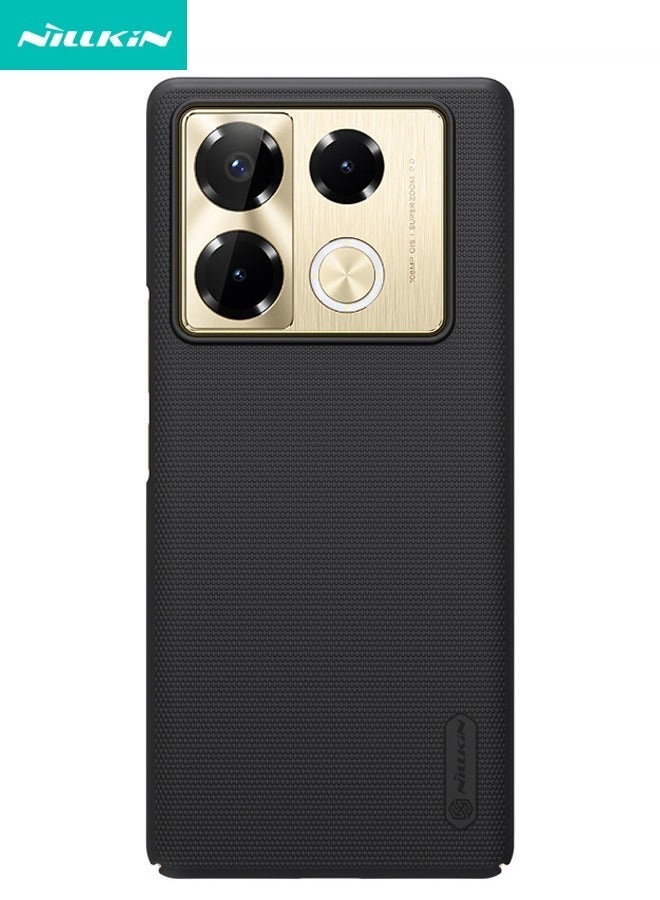 Nillkin Infinix Note 40 Pro/40 Pro+ Case, Frosted Ultra Thin Phone Case, Military Grade Shockproof Anti-Scratch & Slip Dual Layer Tough Back Cover for Infinix Note 40 Pro/40 Pro+ 5G, Black - Image 1