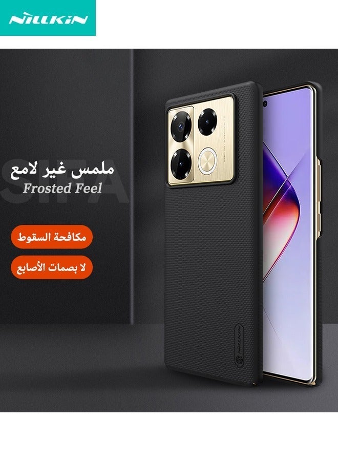 Nillkin Infinix Note 40 Pro/40 Pro+ Case, Frosted Ultra Thin Phone Case, Military Grade Shockproof Anti-Scratch & Slip Dual Layer Tough Back Cover for Infinix Note 40 Pro/40 Pro+ 5G, Black - Image 5